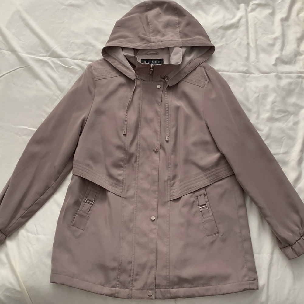 Fleet Street | Rain Jacket w/ Removable Hood